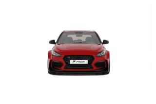 PRIOR DESIGN I30 N ENGINE RED 2021 OttO mobile 1:18 Resinemodell (Türen, Motorhaube... nicht zu öffnen!)